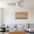 Jamarreon 42''/52'' Flush Mount Dimmable Ceiling Fan with LED Lights and Remote Control-1566889517