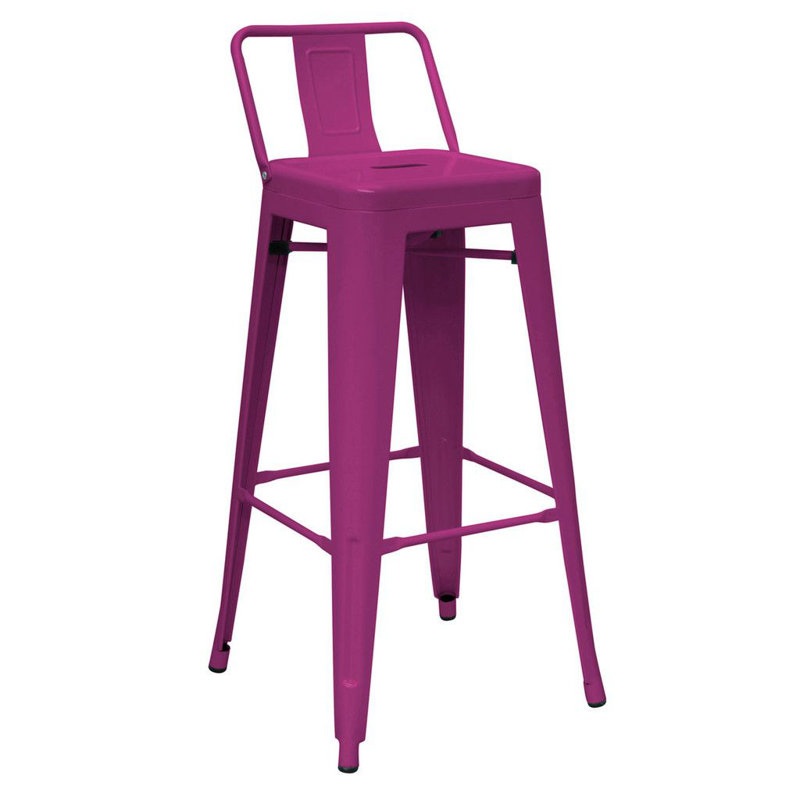 Tabouret de comptoir 26 po Cazzie, Mauve