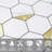 10-Sheet Hexagon Tile Peel and Stick Backsplash