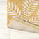 Crossreagh Nevis Palm Frond Yellow/Cream Indoor/Outdoor Rug