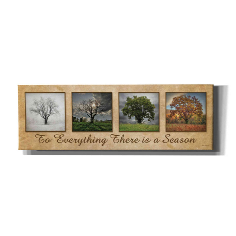 «There Is a Season» par Lori Deiter, impression sur toile panoramique, H 12 po x l 36 po x 1,5 po