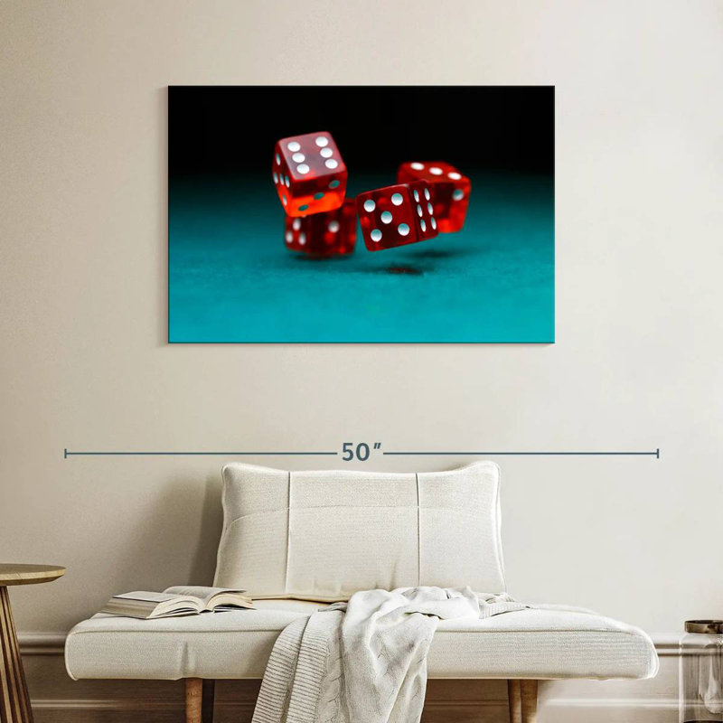 Senne Rolling Dice, 26" H x 39" W