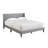 Isabella Wingback Channel Bed Upholstered Wingback Bed-1061015025