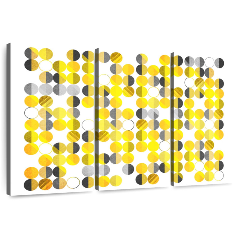 Avery Molecular Abstract Geometric, 48" H x 74" W