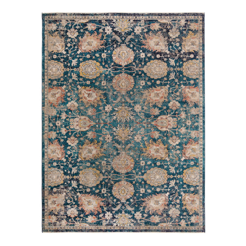 Akira Floral Indoor Rug, Rectangle 9' x 12'