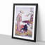 The Iris Garden by Torii Kiyonaga - Picture Frame Painting Print-55611465-55611466