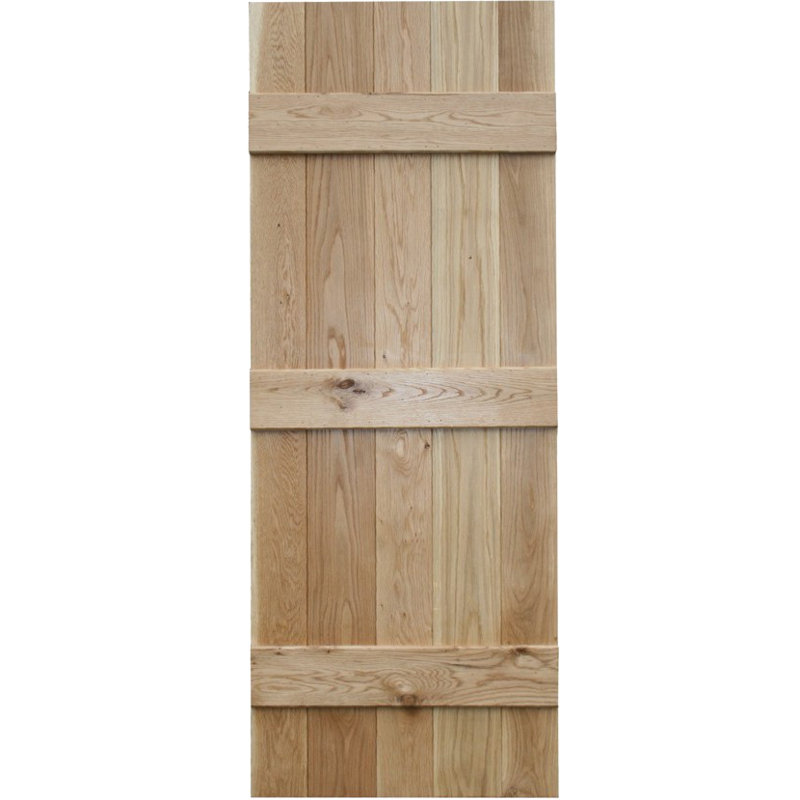 Nostalgia Solid Oak Internal Door Unfinished, 198.1 cm H x 61 cm W x 3.5 cm D