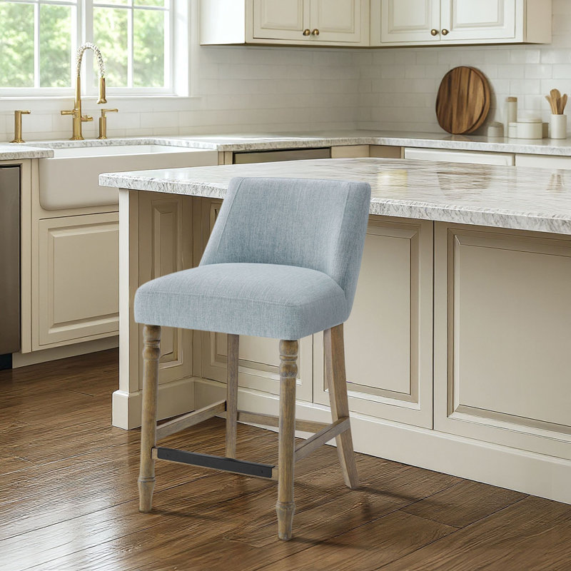 Tabouret de comptoir rembourré Bedford Delaney