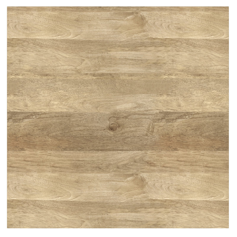 Natural Mango Wood Square Coffee Table with Streamlined Silhouette