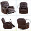 Fauteuil de massage chauffant en cuir véritable-98194844