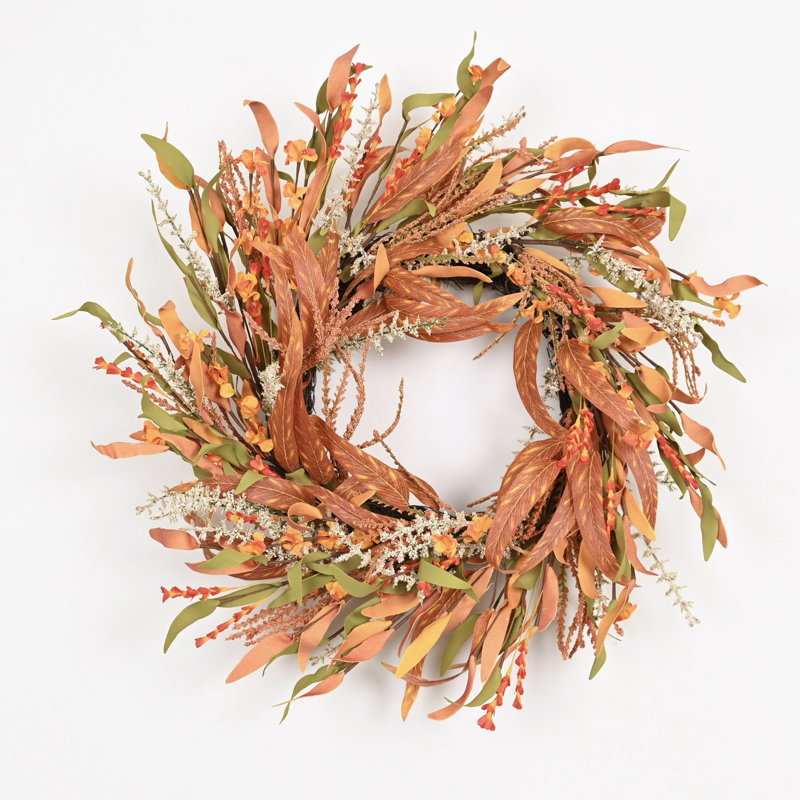 Couronne de porte de 22 po Art déco
