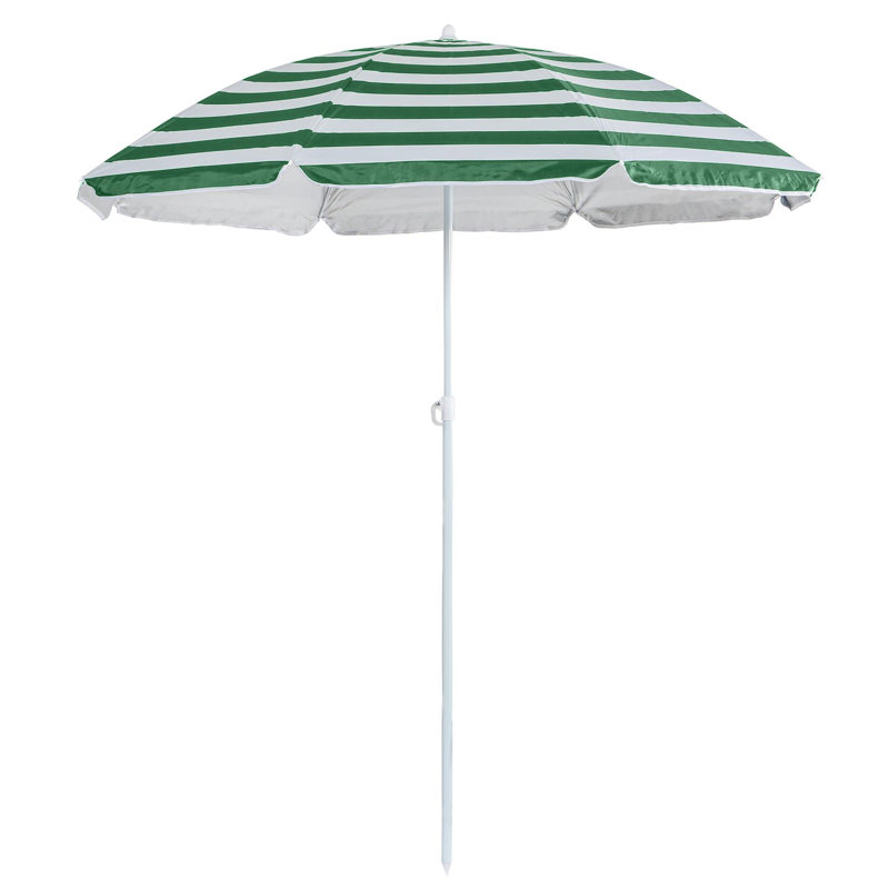 Harbour Housewares - Metal Beach Parasol, Green