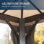 Auvent de toit permanent en aluminium et double en polycarbonate-90289470-87703191