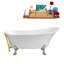 1699.3mm x 800.1mm Soaking Acrylic Bathtub-883458295-883458294