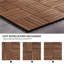 Wood Interlocking Deck Tiles for Indoor and Outdoor-851431053