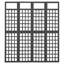 Lhrizi 242.5cm W x 180cm H Solid Wood Folding Room Divider-113028481-113028541
