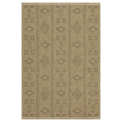 Jute/Mocha Indoor/Outdoor Area Rug