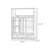 Modern Black Solid Wood Sideboard