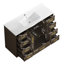 Meuble-lavabo 48 po. Armoire de rangement abondante - 2 portes à fermeture douce et 9 tiroirs-133602203