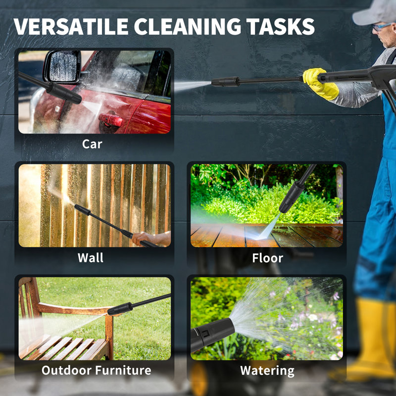Outsunny Plug-in Pressure Washer