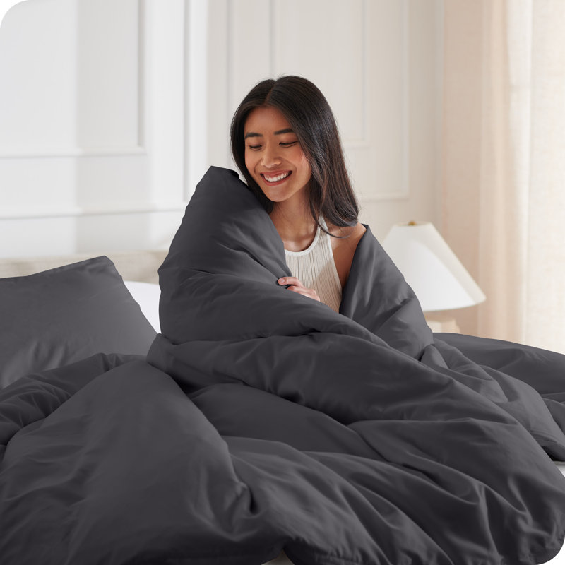Ensemble de housse de couette en microfibre moderne et contemporain, Housse de couette surdimensionnée pour grand lit 