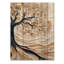 Hiver Banyan Tree I - Paysage moderne en bois sur bois de pin naturel-391810221