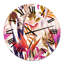 Fleurs tropicales VIntage II - Horloge murale tropicale-93602287-60280251