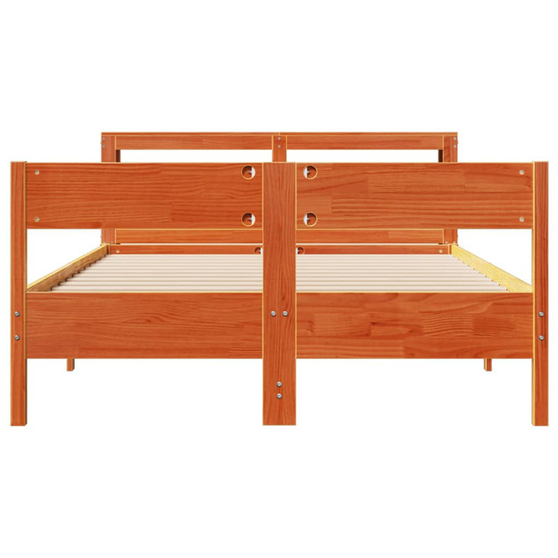 Clarion Bed, Brown, 120cm W x 190cm D