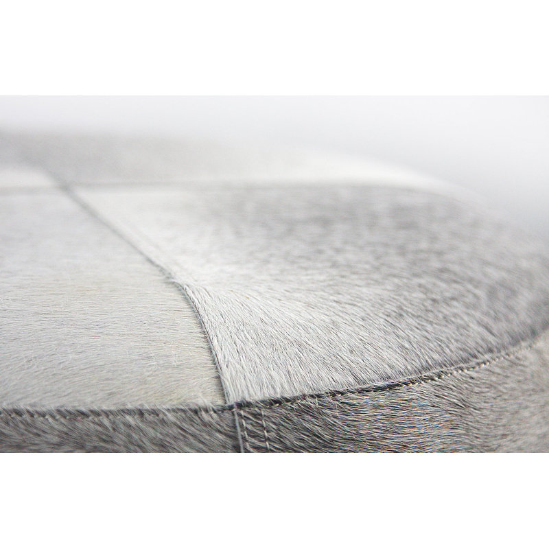 Basti Leather Pouf