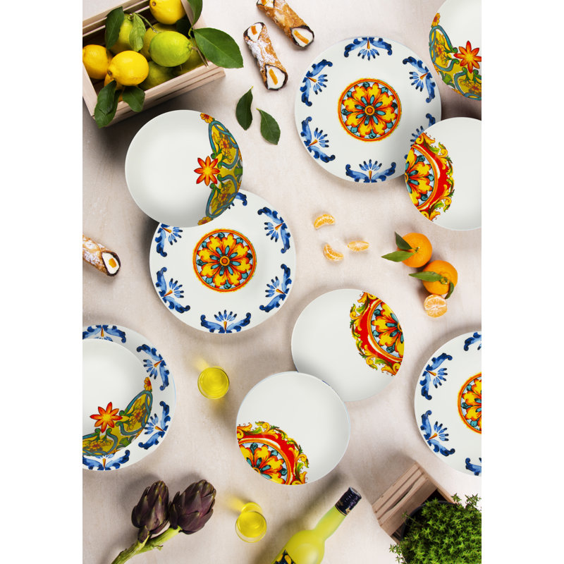 Messina Piece Porcelain Dinnerware Set - Service for 6