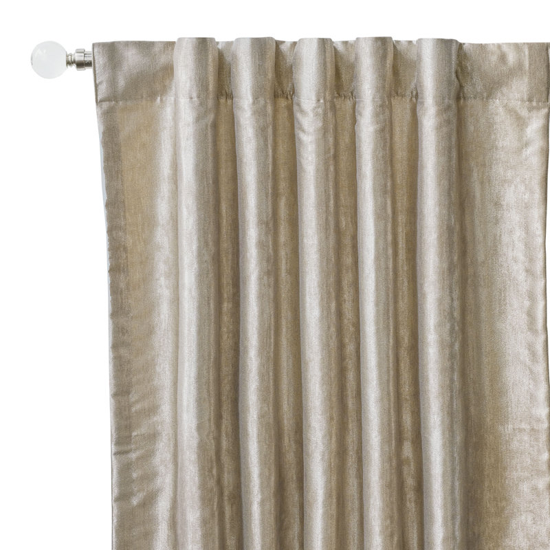 Alma Room Darkening Curtain Panel, 96" W x 84" L
