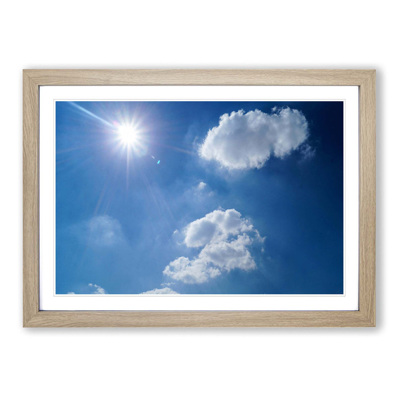 Single Picture Frame Print, Oak
