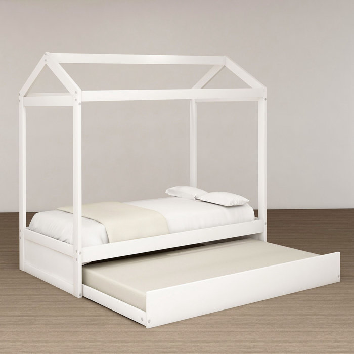 Harper Orchard Macek Canopy Bed | Wayfair