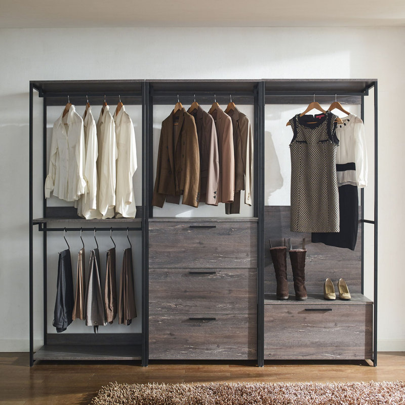 Monica Wood Walk-in Closet System  On-Site RR