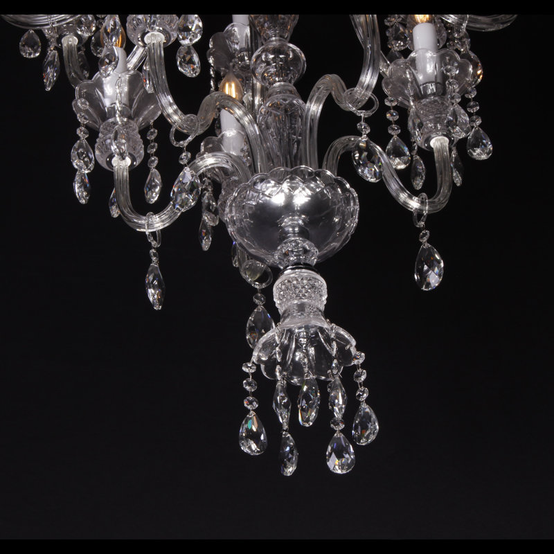 Lustre à plusieurs niveaux de style bougie 20 lumières Rodolfo