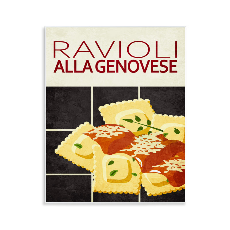 Plaque murale Ravioli, par Kim Allen