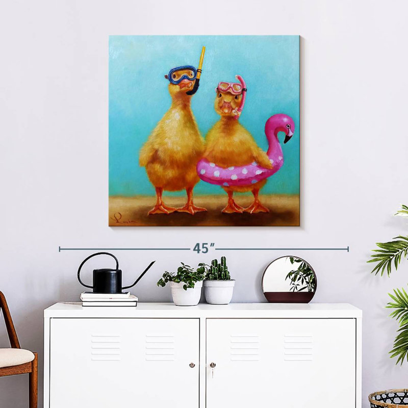 Brampt Pool Party, 30" H x 30" W