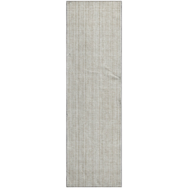 Premium Machine Washable Prisco Ivory Rug, Runner 2'3" x 7'6"
