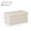 Banc d'entrée et de chambre pliable et rembourré de 76 cm de large-962082074-962082087