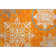 Premium Machine Washable Prisco Orange Rug