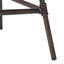 Tabouret de bar d'extérieur pivotant à hauteur réglable avec coussins