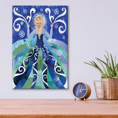 «Ice Queen» par Artpoptart, art mural en verre acrylique