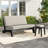 Bratches Outdoor Conversation Set Solid Wood Group With Loveseat And Side Table-2735647-2735632