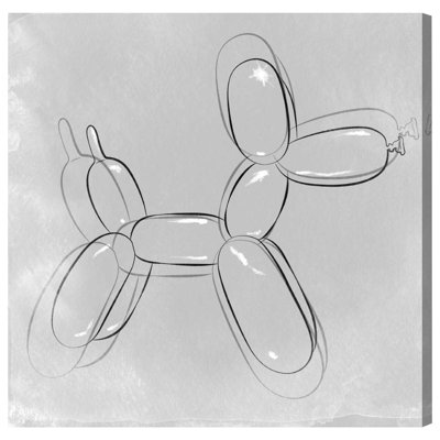 «Balloon Dog», reproduction sur toile