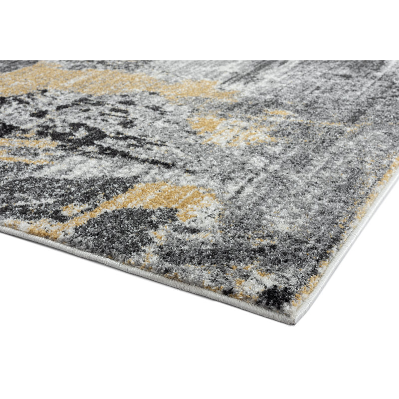 Tapis gris, Rectangle 7 pi 9 po x 9 pi 9 po