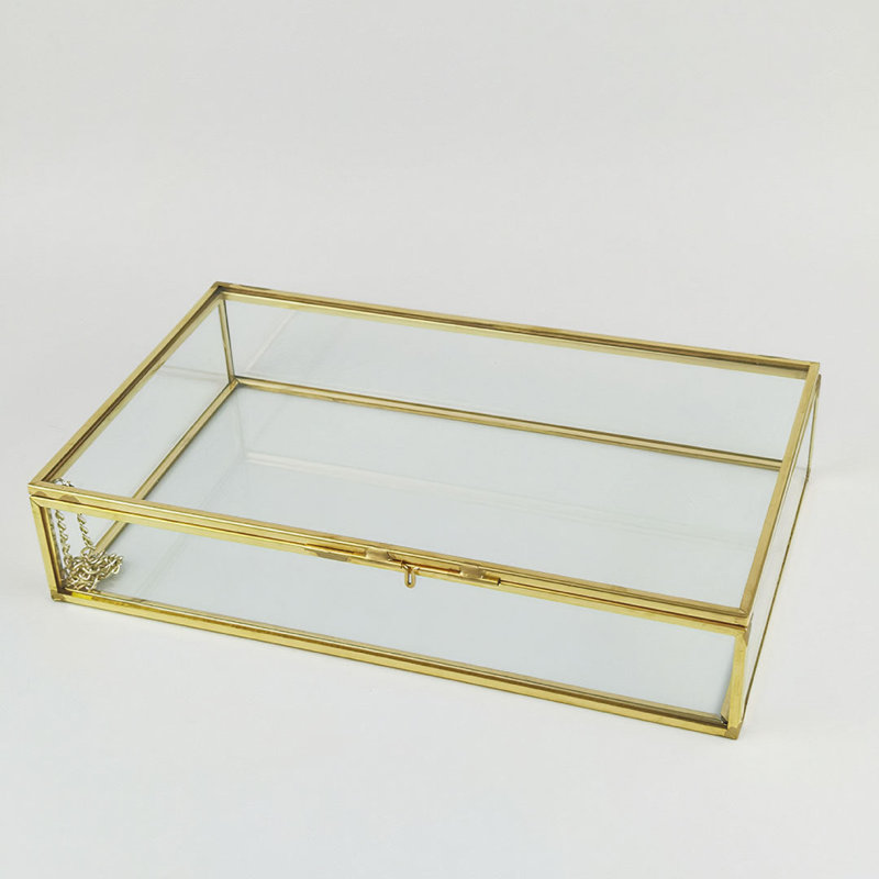 Boîte à bijoux en verre