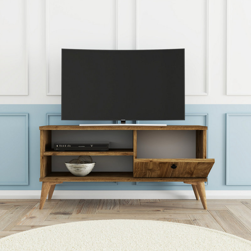 Unfinished TV Stand, Walnut, 35.4'' W