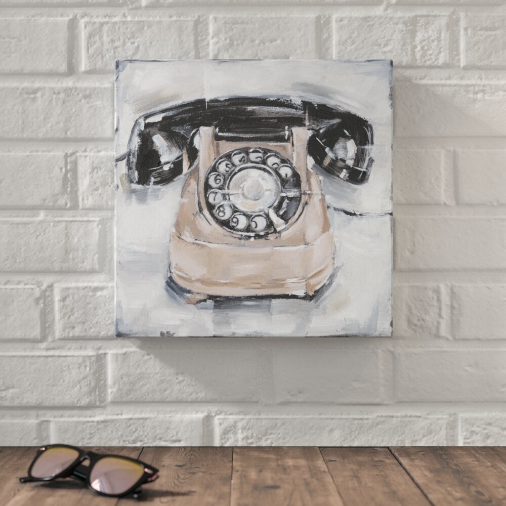 Leinwandbild Retro Phone IV von Ethan Harper