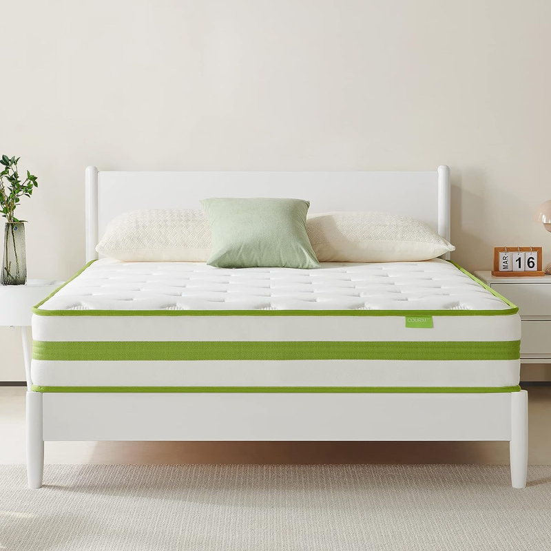 Matelas et sommier en mousse à mémoire de forme moyenne Alwyn Home Oskaloosa, Simple