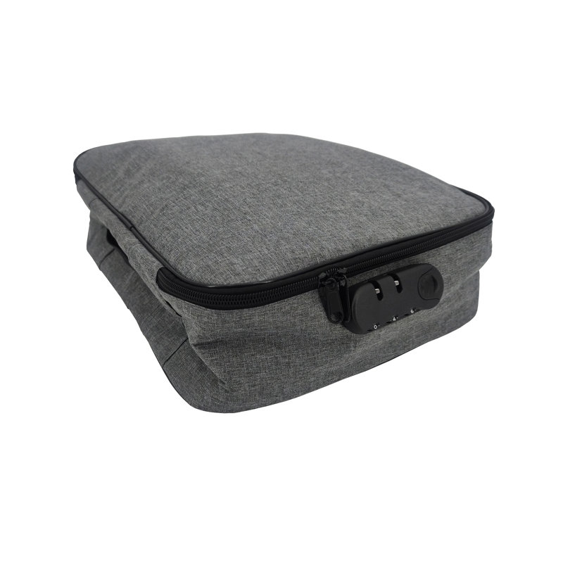 Carrying Hand Bag with Combination Lock 14.5" x 10.5" x 4" ID Passport Document Small Sample Carrier